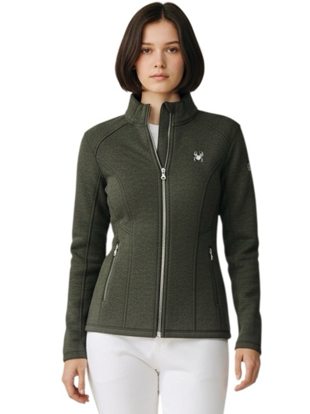 SPYDER Women’s Greyish/ Greenish Core Sweater